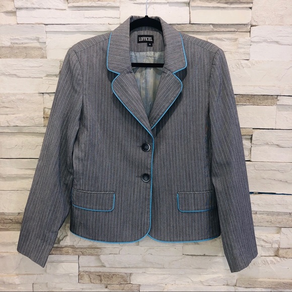 L’OFFICIEL/ WOMEN’S PINSTRIPED SUIT - Picture 4 of 11